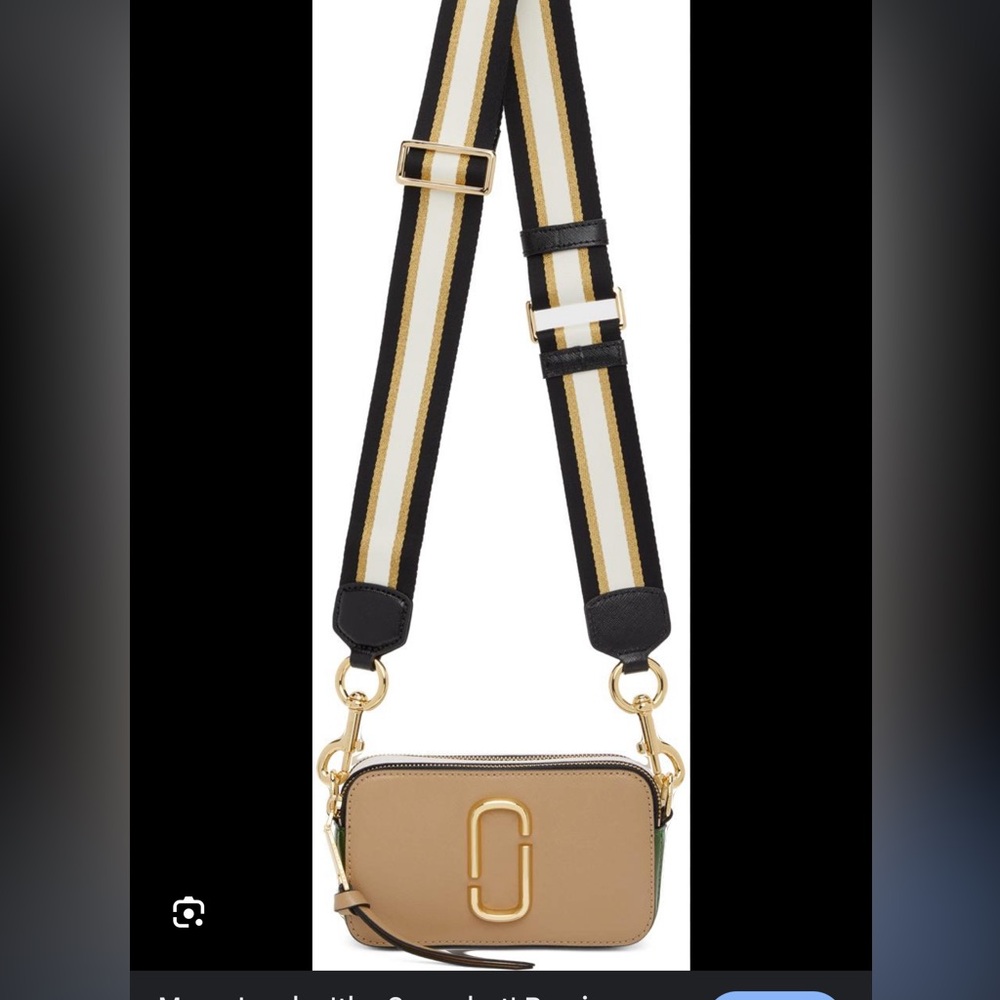 Marc Jacobs snapshot bag tan/gold